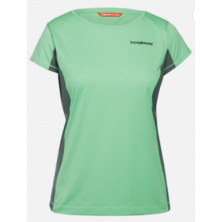 CAMISETA TRANGO RUENTE SUMMER GREEN/DARKEST SPRUCE MUJER