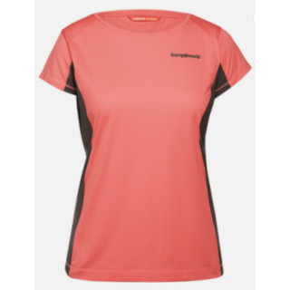 CAMISETA TRANGO RUENTE  LIVING CORAL/EBONY MUJER