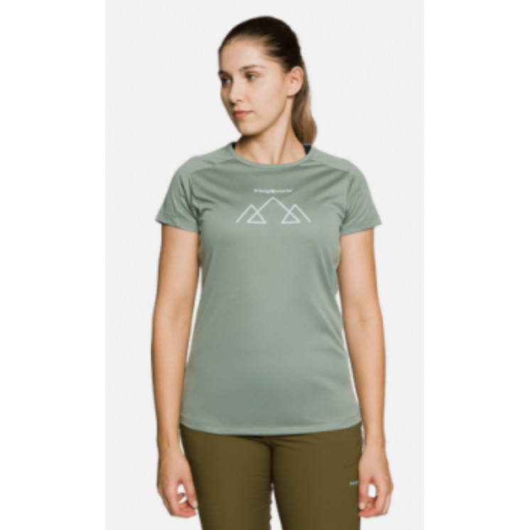 CAMISETA TRANGO SALUR STATE/GREY MUJER