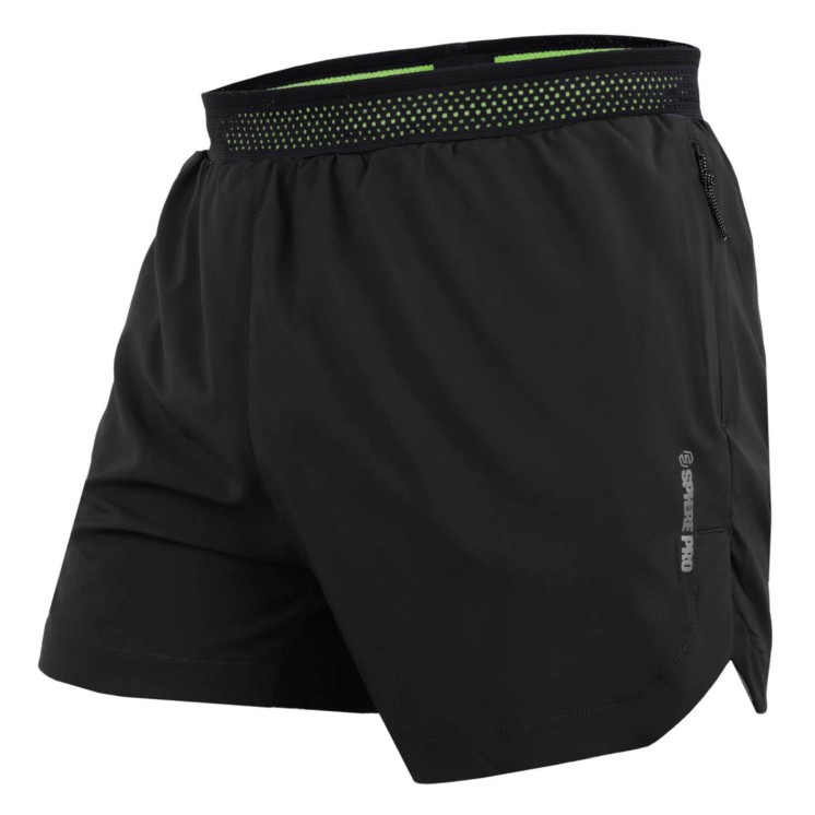 PANTALON CORTO SPHERE JEFFREY NEGRO/LIMA HOMBRE