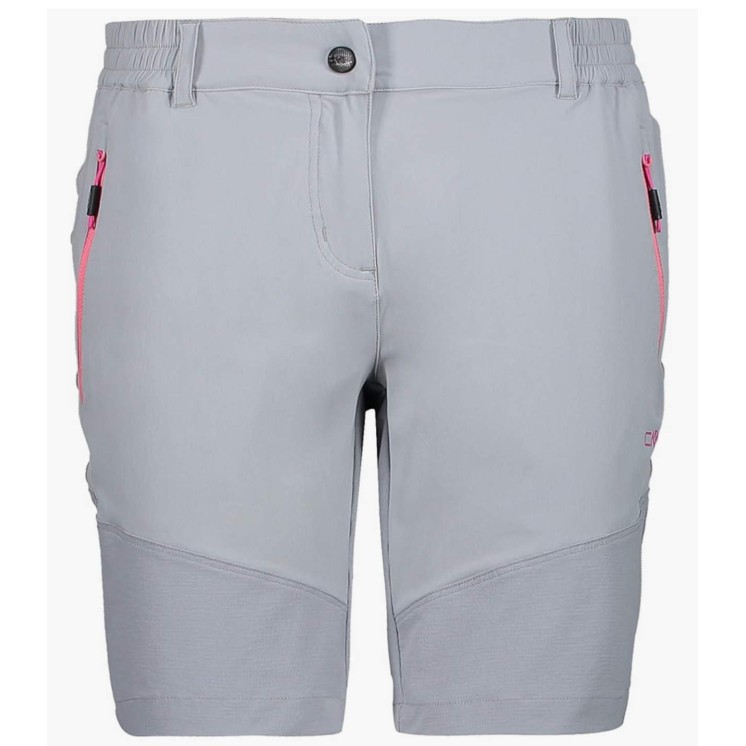 BERMUDA CMP 30T6866 GRIS CLARO MUJER