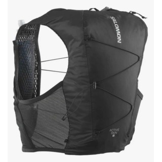 MOCHILA SALOMON ACTIVE SKIN 8 SET BLACK/METAL