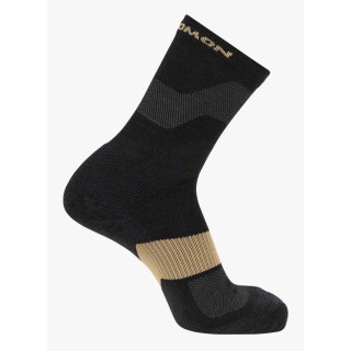 CALCETINES SALOMON X ULTRA CREW BLACK/KELP