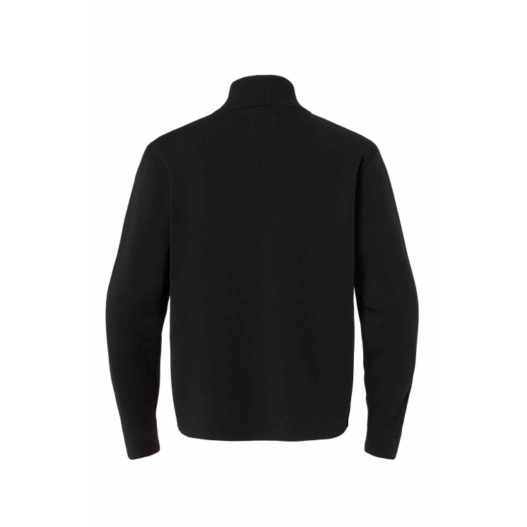 JERSEY DESCENTE DW5FST84UBK00 HALF ZIP LOGO NEGRO HOMBRE