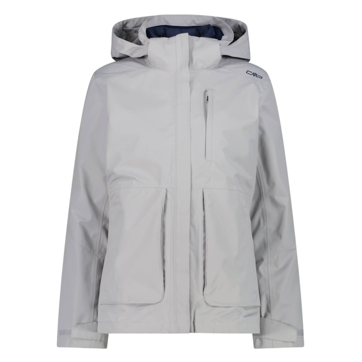 ANORAK CMP 35Z1456D ZIP HOOD DETACHBLE INN ICE MUJER