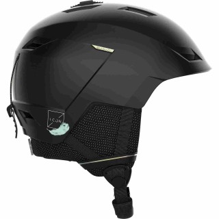 CASCO SALOMON ICON LT NEGRO MUJER