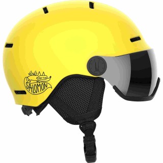 CASCO SALOMON ORKA VISOR AMARILLO JUNIOR