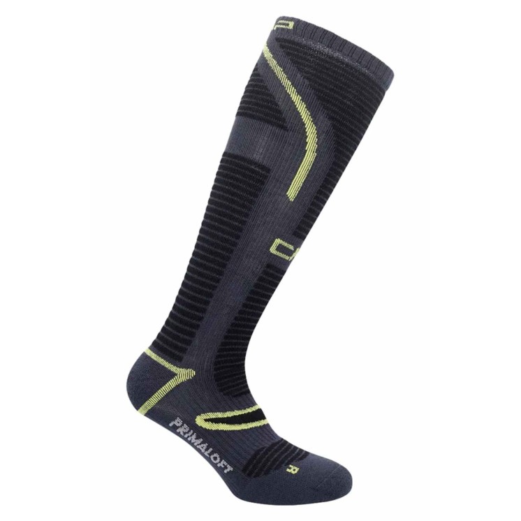 CALCETINES CMP SKI SOCK PRIMALOFT TITANIO/VERDE