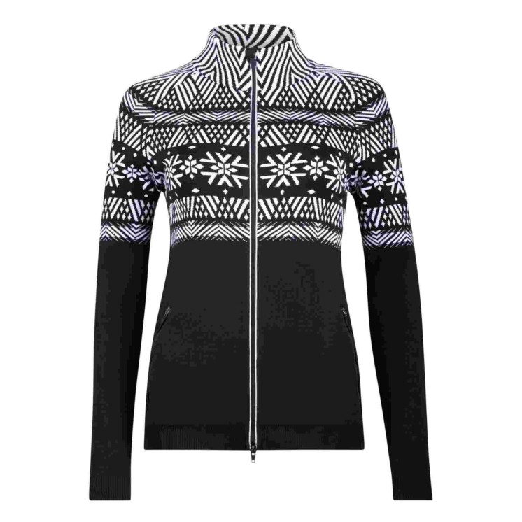 CHAQUETA NEWLAND N4 6718 NEGRO/BLANCO MUJER