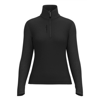 JERSEY ZERORH+ TWIST HALF ZIP NEGRO MUJER