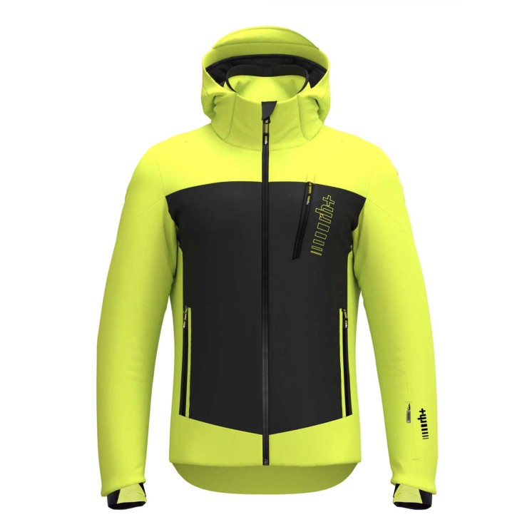 ANORAK ZERORH+ TITÁN NEGRO/AMARILLO HOMBRE