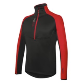 JERSEY ZERORH+ KYRIL HALF ZIP NEGRO/ROJO HOMBRE