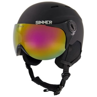 CASCO SINNER TYPHOON VISOR MATTE BLACK RED CASCO SINNER TYPHOON VISOR MATTE BLACK RED