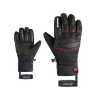 GUANTES ZIENER GOMIN-Z AS NEGRO/ROJO HOMBRE