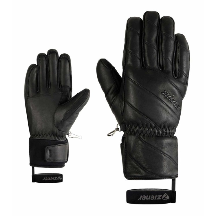GUANTES ZIENER KANNAH-Z AS PR NEGRO MUJER