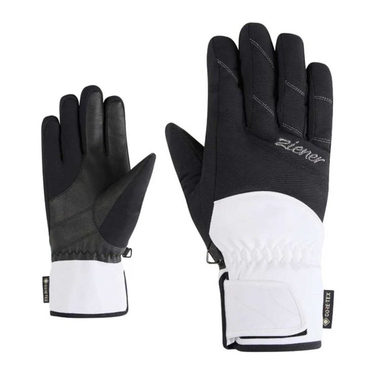 GUANTES ZIENER KATIMA-Z GTX BLANCO MUJER