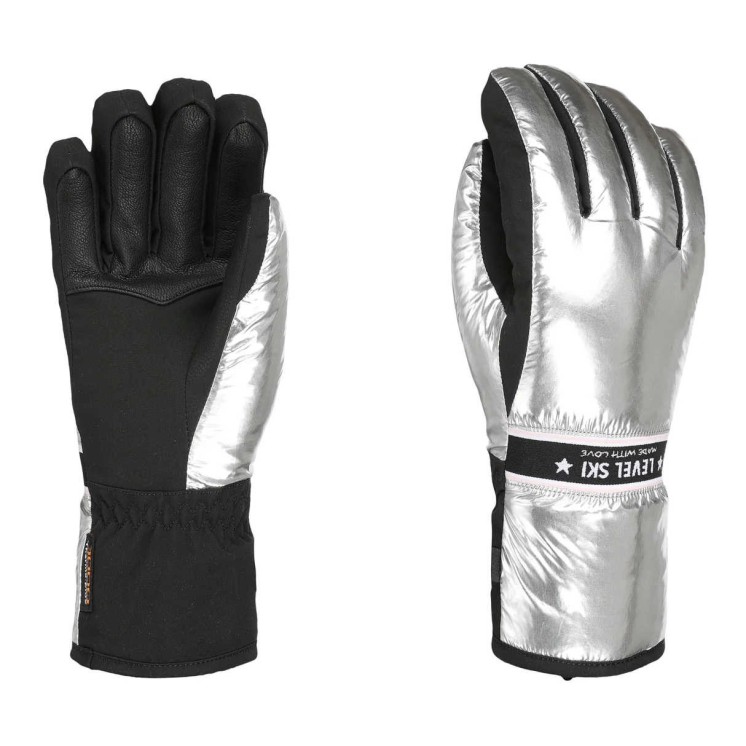 GUANTES LEVEL BELLA NEGRO/PLATA MUJER