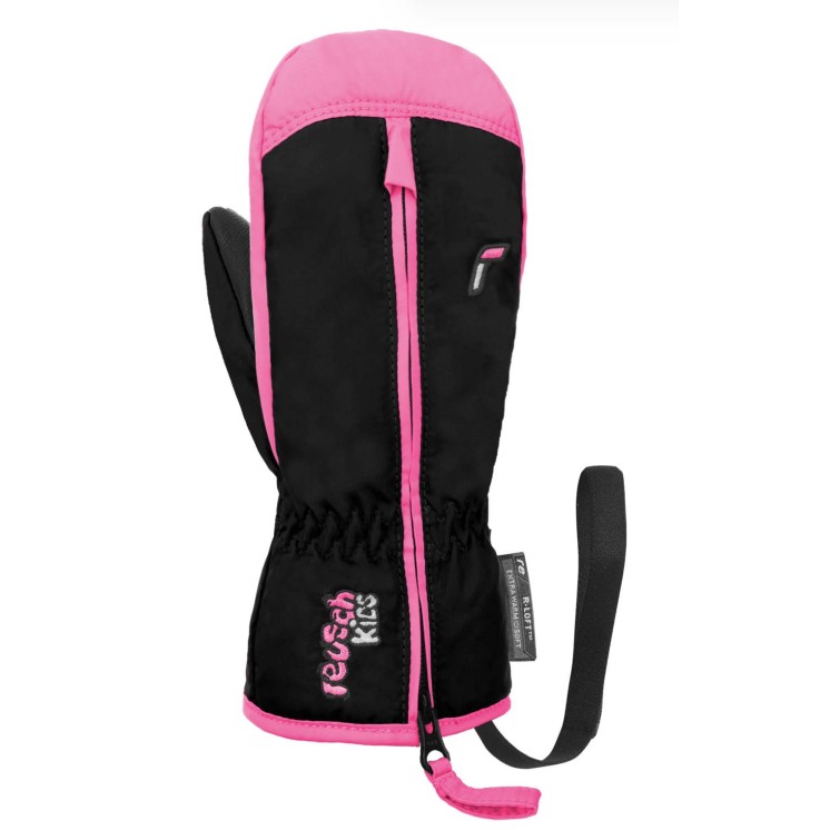 GUANTES REUSCH BEN MITTEN NEGRO/ROSA JUNIOR