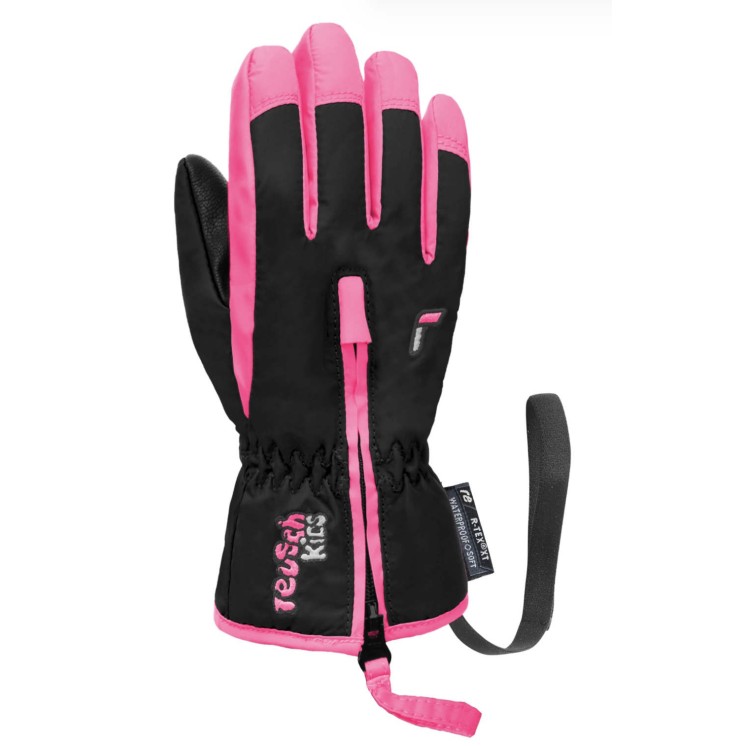 GUANTES REUSCH BEN NEGRO/ROSA JUNIOR