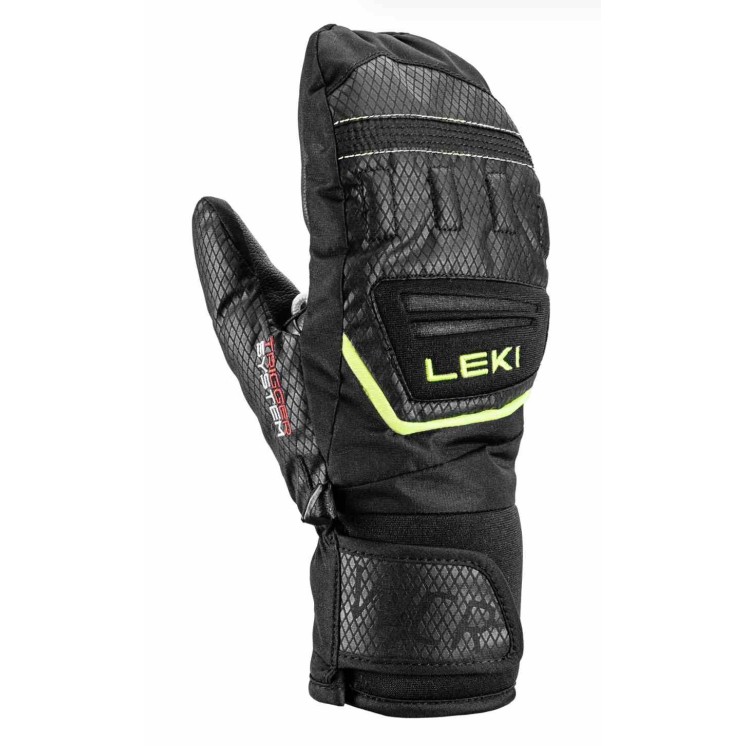 GUANTES LEKI WCR TEAM 3D MITT BLACKLIGHT/ICE-LEMON JUNIOR