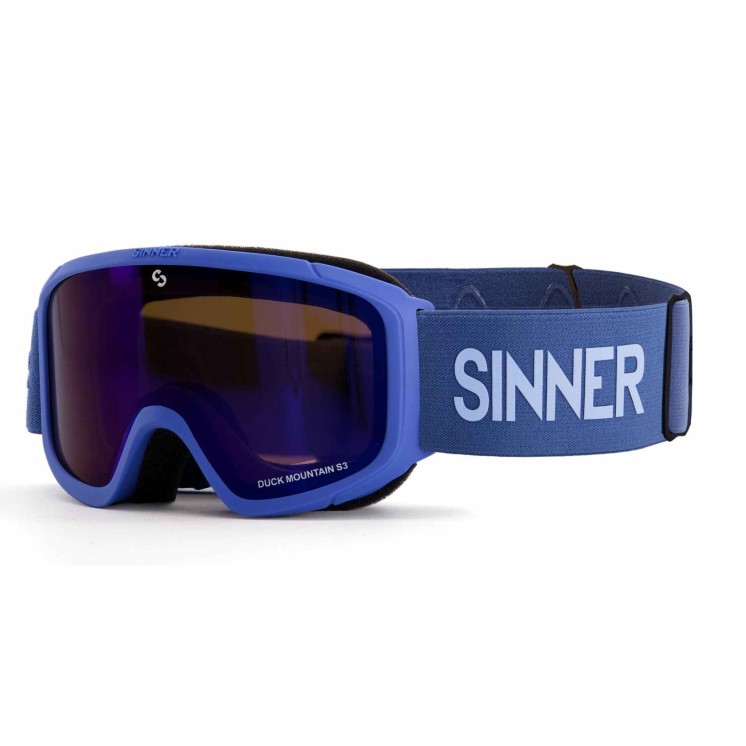 GAFAS SINNER DUCK MOUNTAIN NAVY BLUE-DOUBLE FULL BLACK MIRROR CAT 3