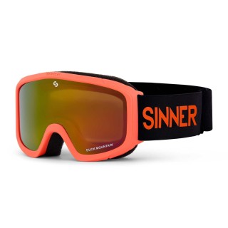 GAFAS SINNER DUCK MOUNTAIN MATE ORANGE NEON DOUBLE FULL ORANGE MIRROR CAT 3º