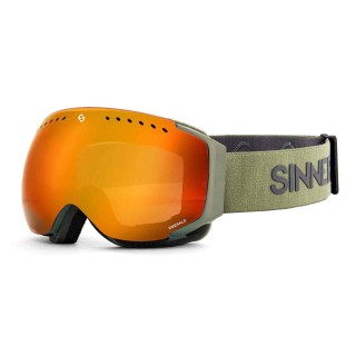 GAFAS SINNER EMERALD MATTE MOSS GREEN-DOUBLE FULL RED MIRROR VENT CAT 3