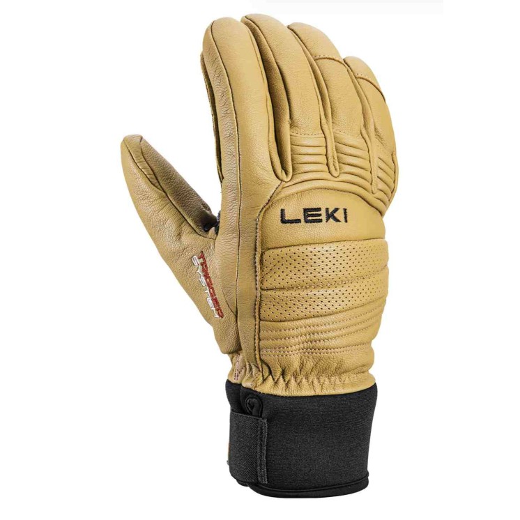 GUANTES LEKI COPPER 3D PRO BEIGE/NEGRO HOMBRE