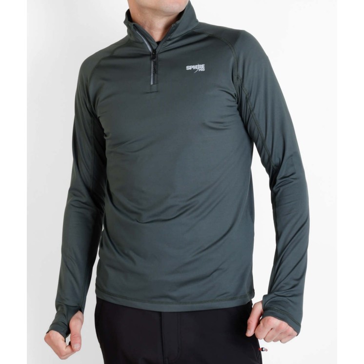 POLO SPHERE PRO GANTE GRIS HOMBRE