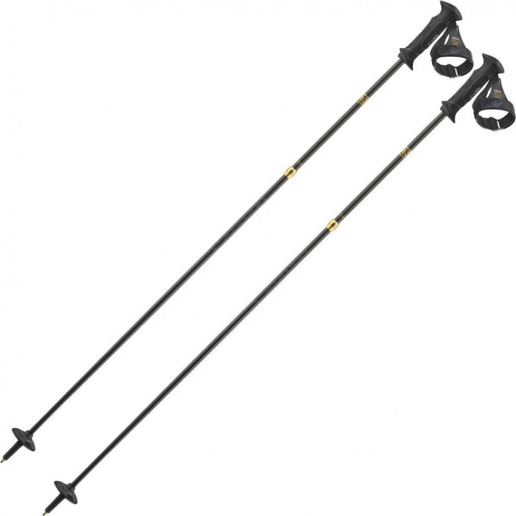 BASTONES SALOMON ELEMENT CARBÓN ERGO S3 BLACK