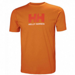 CAMISETA HELLY HANSEN LOGO HH NARANJA HOMBRE