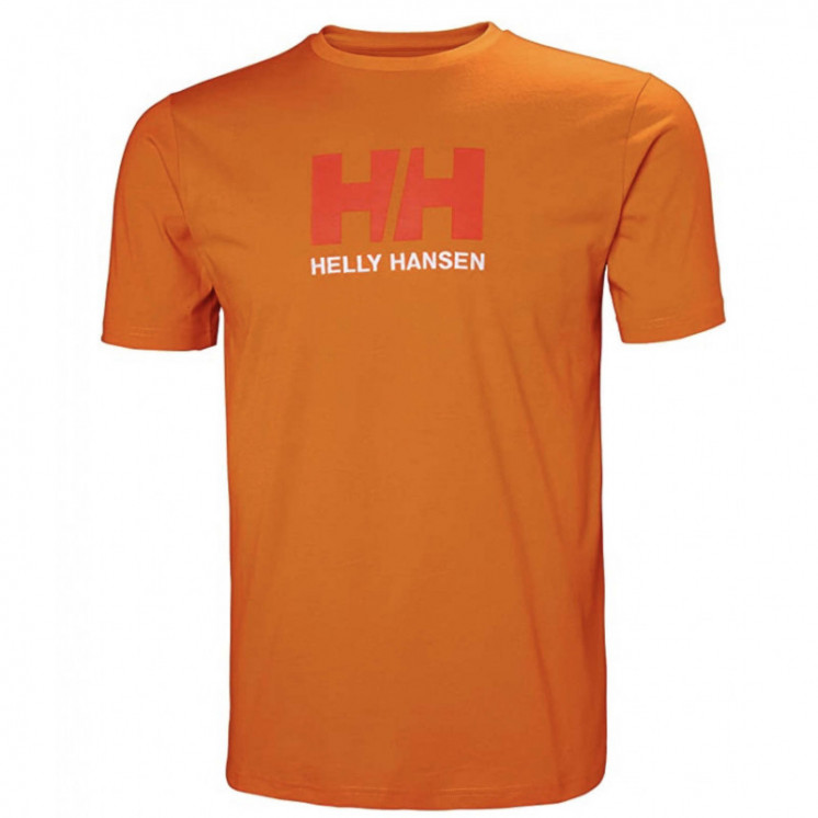 CAMISETA HELLY HANSEN LOGO HH NARANJA HOMBRE