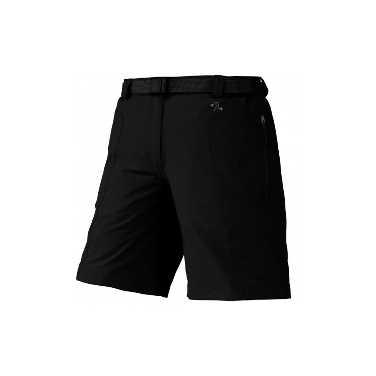 PANTALÓN CORTO TRANGOWORLD BACCY NEGRO MUJER.