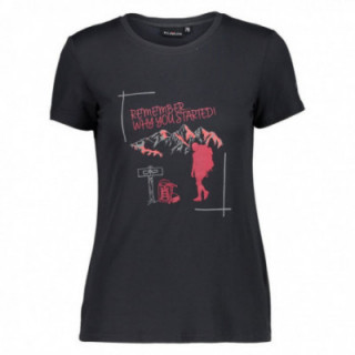 CAMISETA CMP 39T7576 NEGRO MUJER