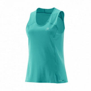 CAMISETA TIRANTES SALOMON COMET TANK W AZUL MUJER