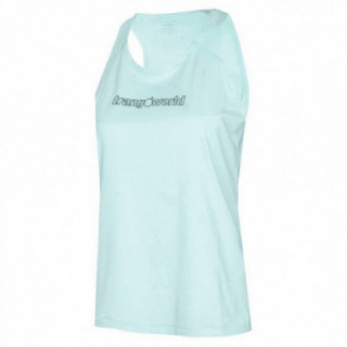 CAMISETA TIRANTES TRANGOWORLD ARUN AZUL MUJER