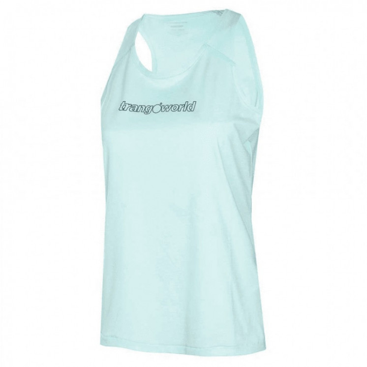 CAMISETA TIRANTES TRANGOWORLD ARUN AZUL MUJER